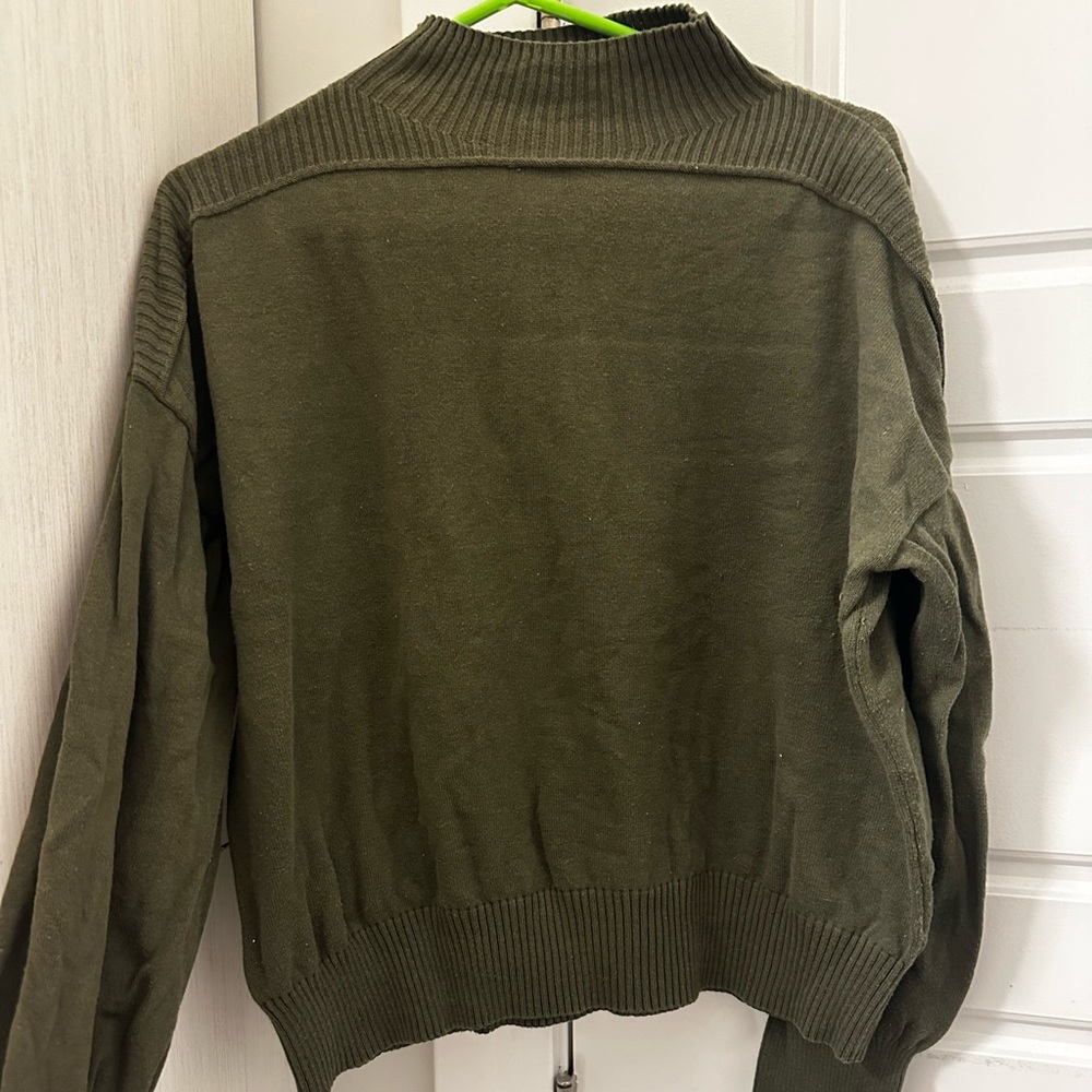 Hunter Green XL mock neck sweater